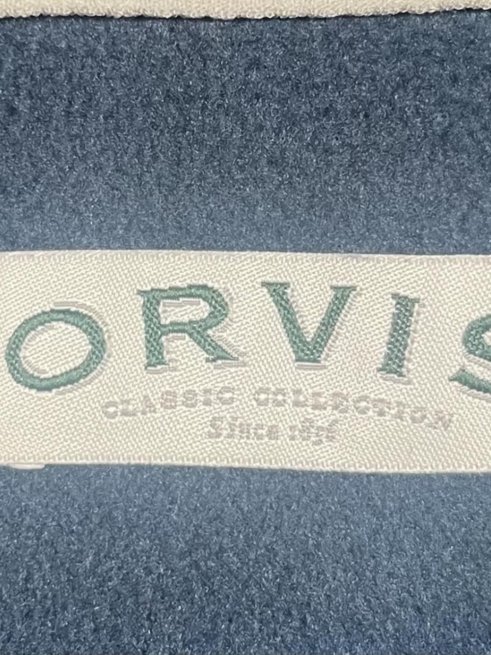 Orvis jacket Adult 2XL XXL Blue Long Sleeve Full Zip Outdoor Fishing Hiking Mens - Picture 5 of 5